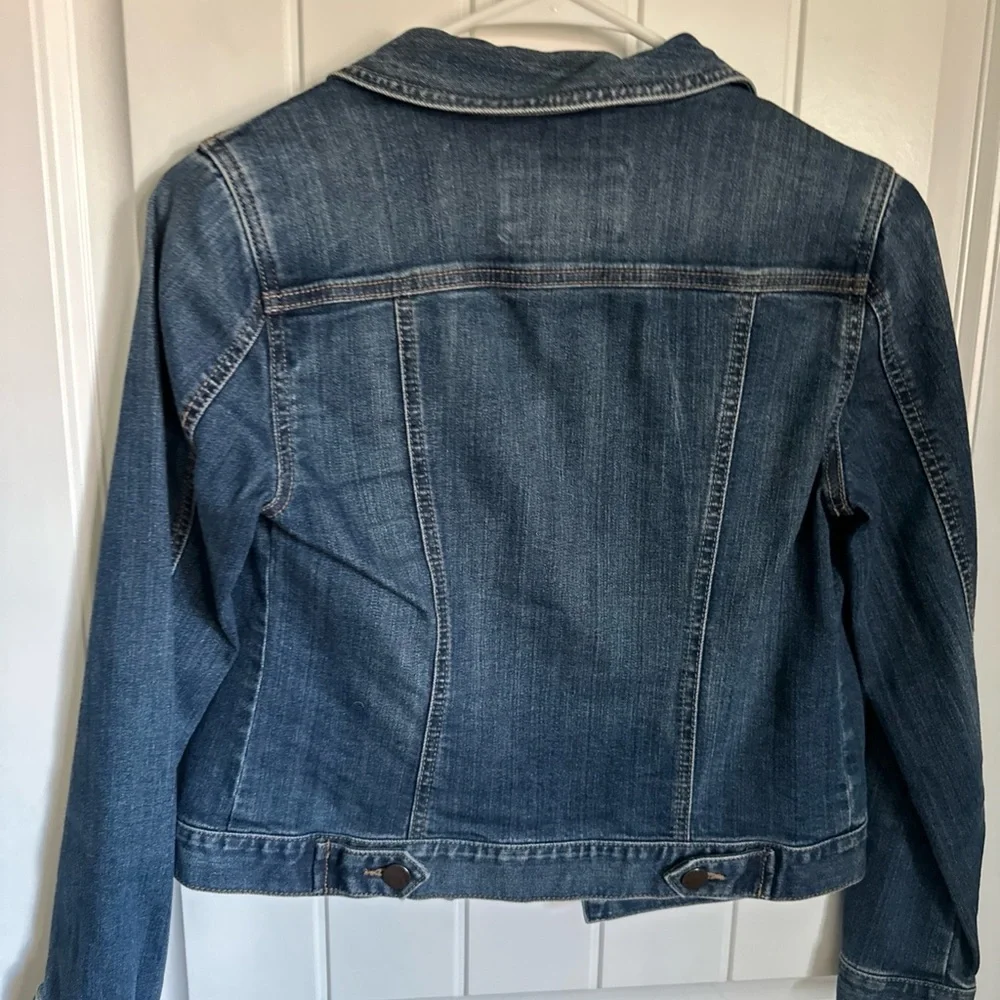 LOFT Women's Blue Denim Jacket - Picture 6 of 6